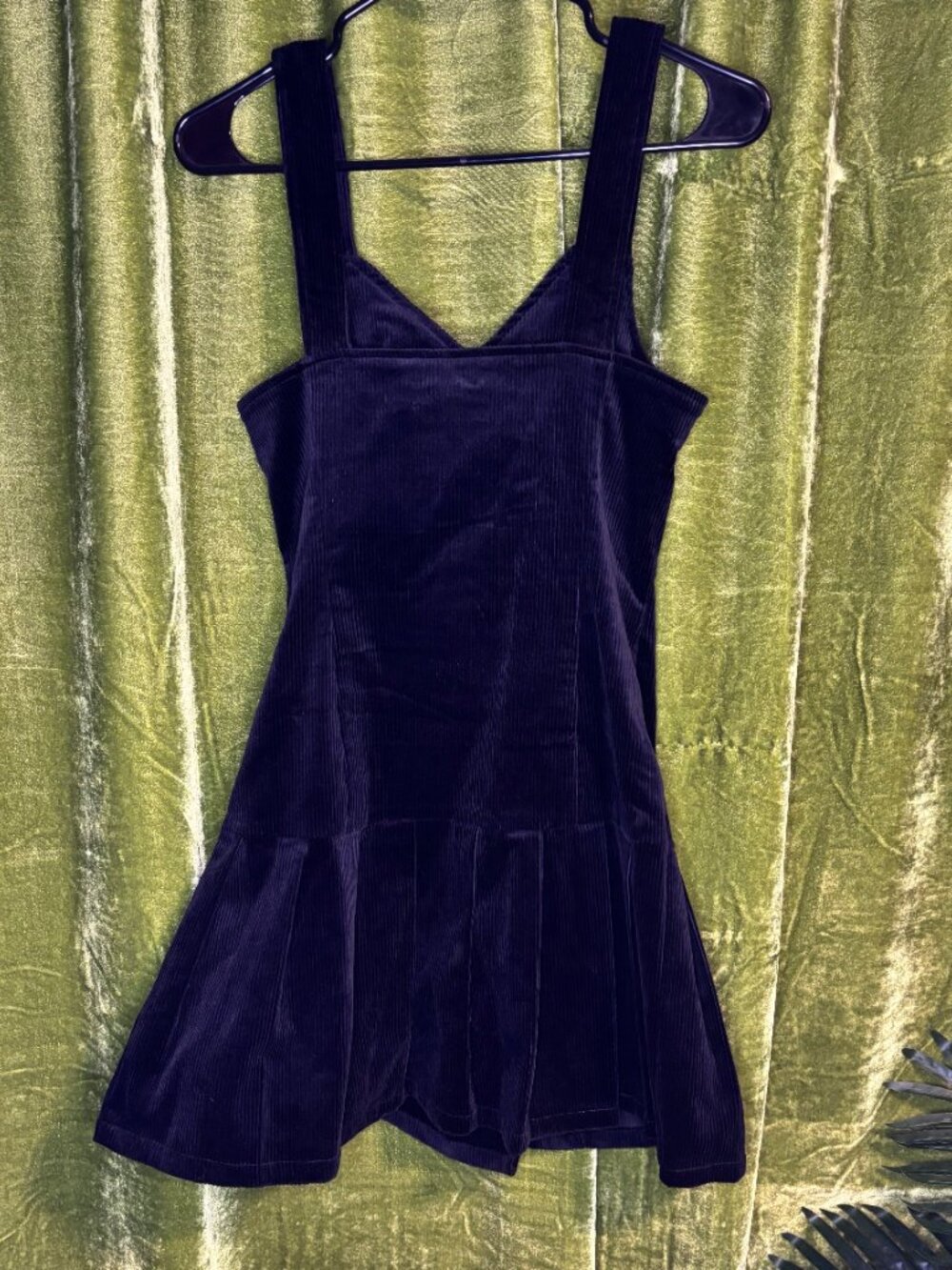 KILLSTAR BLACK GRISELDA CORDUROY BUTTONED DRESS - SIZE SMALL - Picture 6 of 6